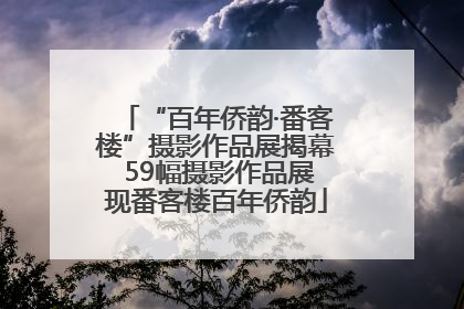 “百年侨韵·番客楼”摄影作品展揭幕 59幅摄影作品展现番客楼百年侨韵