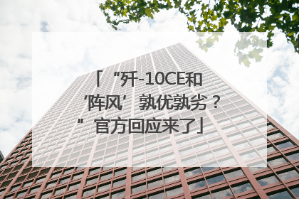 “歼-10CE和‘阵风’孰优孰劣？”官方回应来了
