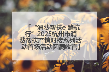 “消费帮扶e 路杭行”2025杭州市消费帮扶产销对接系列活动首场活动圆满收官