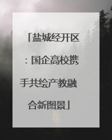 盐城经开区：国企高校携手共绘产教融合新图景