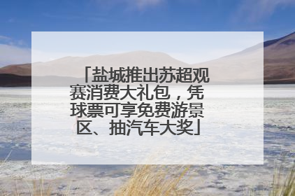 盐城推出苏超观赛消费大礼包，凭球票可享免费游景区、抽汽车大奖