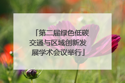 第二届绿色低碳交通与区域创新发展学术会议举行