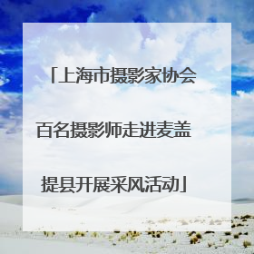 上海市摄影家协会百名摄影师走进麦盖提县开展采风活动