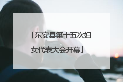东安县第十五次妇女代表大会开幕