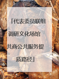 代表委员联组调研文化场馆 共商公共服务提质路径