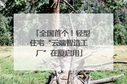 全国首个！轻型住宅“云端智造工厂”在厦启用
