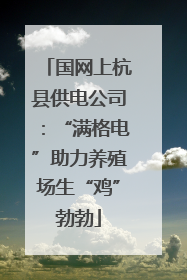 国网上杭县供电公司：“满格电”助力养殖场生“鸡”勃勃