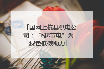 国网上杭县供电公司：“e起节电”为绿色低碳助力