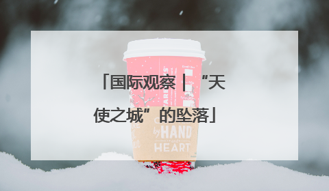 国际观察｜“天使之城”的坠落