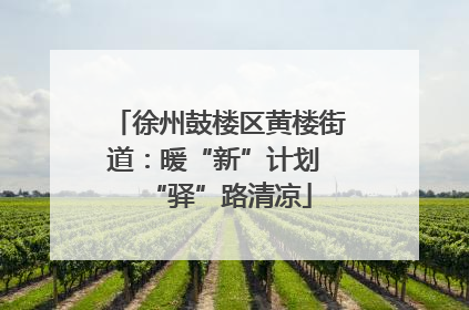 徐州鼓楼区黄楼街道：暖“新”计划 “驿”路清凉