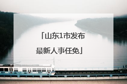 山东1市发布最新人事任免