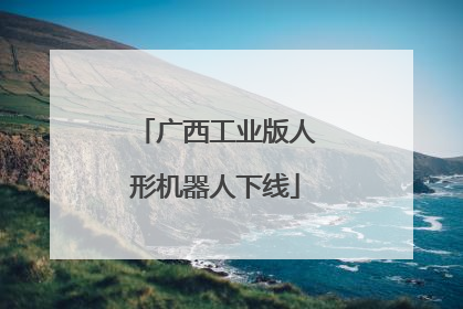 广西工业版人形机器人下线