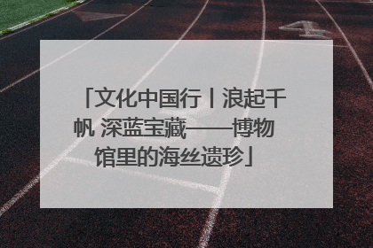 文化中国行丨浪起千帆 深蓝宝藏——博物馆里的海丝遗珍
