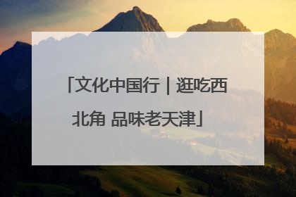 文化中国行｜逛吃西北角 品味老天津