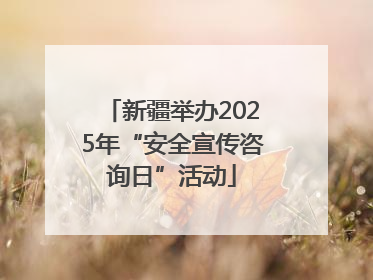 新疆举办2025年“安全宣传咨询日”活动