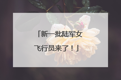 新一批陆军女飞行员来了！