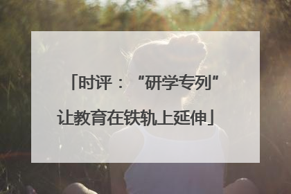 时评：“研学专列”让教育在铁轨上延伸