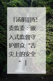 汤阴县纪委监委：嵌入式监督守护群众“舌尖上的安全”