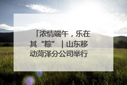 浓情端午，乐在其“粽”｜山东移动菏泽分公司举行端午节主题活动