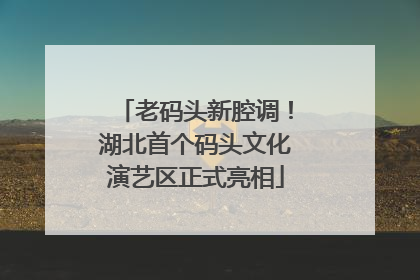 老码头新腔调！湖北首个码头文化演艺区正式亮相