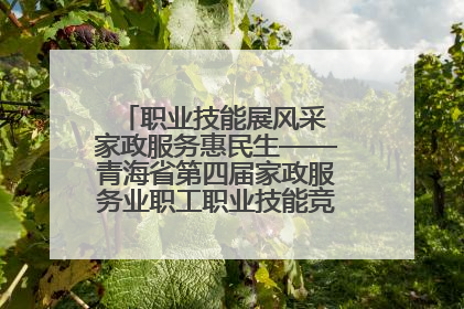 职业技能展风采 家政服务惠民生——青海省第四届家政服务业职工职业技能竞赛在大通举办