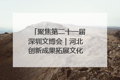 聚焦第二十一届深圳文博会｜河北创新成果拓展文化产业“朋友圈”