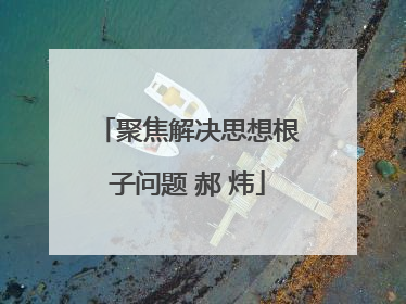 聚焦解决思想根子问题 郝 炜