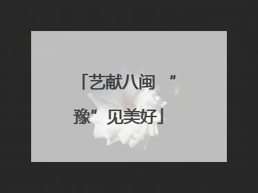 艺献八闽 “豫”见美好