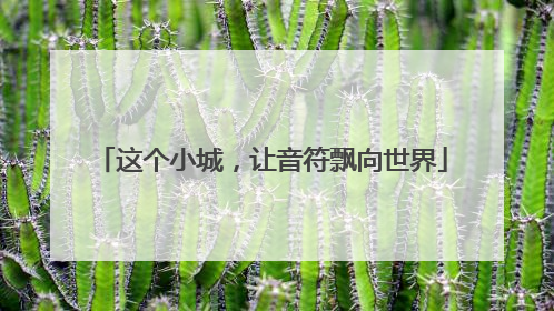 这个小城，让音符飘向世界