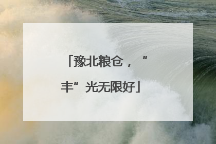 豫北粮仓，“丰”光无限好