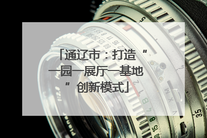 通辽市：打造“一园一展厅一基地”创新模式