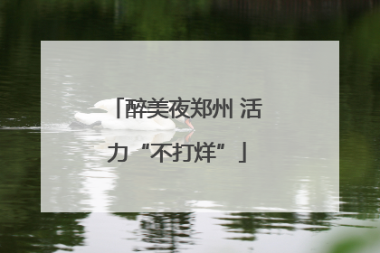 醉美夜郑州 活力“不打烊”