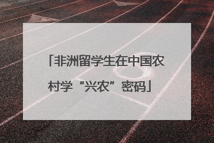 非洲留学生在中国农村学“兴农”密码