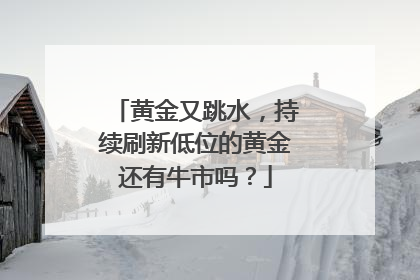 黄金又跳水，持续刷新低位的黄金还有牛市吗？
