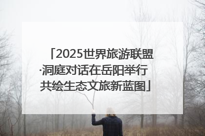 2025世界旅游联盟·洞庭对话在岳阳举行 共绘生态文旅新蓝图