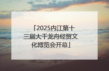 2025内江第十三届大千龙舟经贸文化博览会开幕
